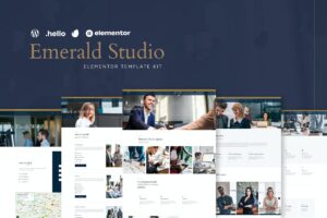 Emerald Studio – Digital Agency Elementor Template Kit