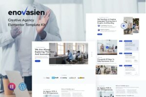 Enovasien – Creative Agency Elementor Pro Template Kit