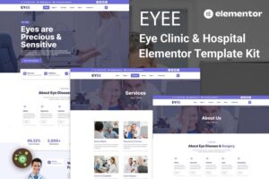Eyee – Eye Clinic & Vision Care Elementor Template Kit