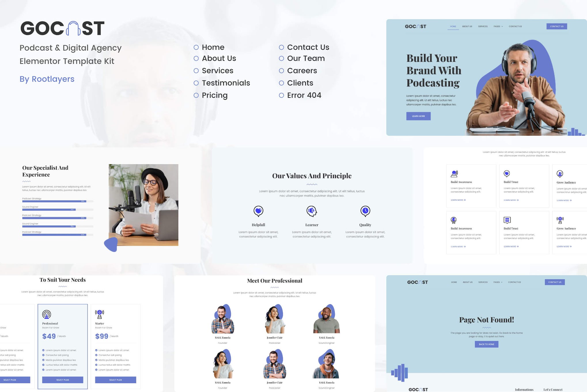 gocast-podcast-digital-agency-template-kit Gocast – Podcast & Digital Agency Template Kit