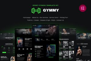 Gymmy – Fitness & Gym Elementor Template Kit
