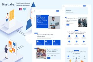 Hostlabs – Cloud Hosting Services Elementor Template Kit