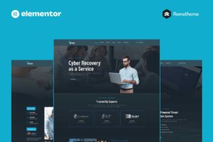 Intera – Cybersecurity Elementor Pro Full Site Template Kit