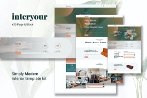 Interyours – Home Interior Design Elementor Template Kit