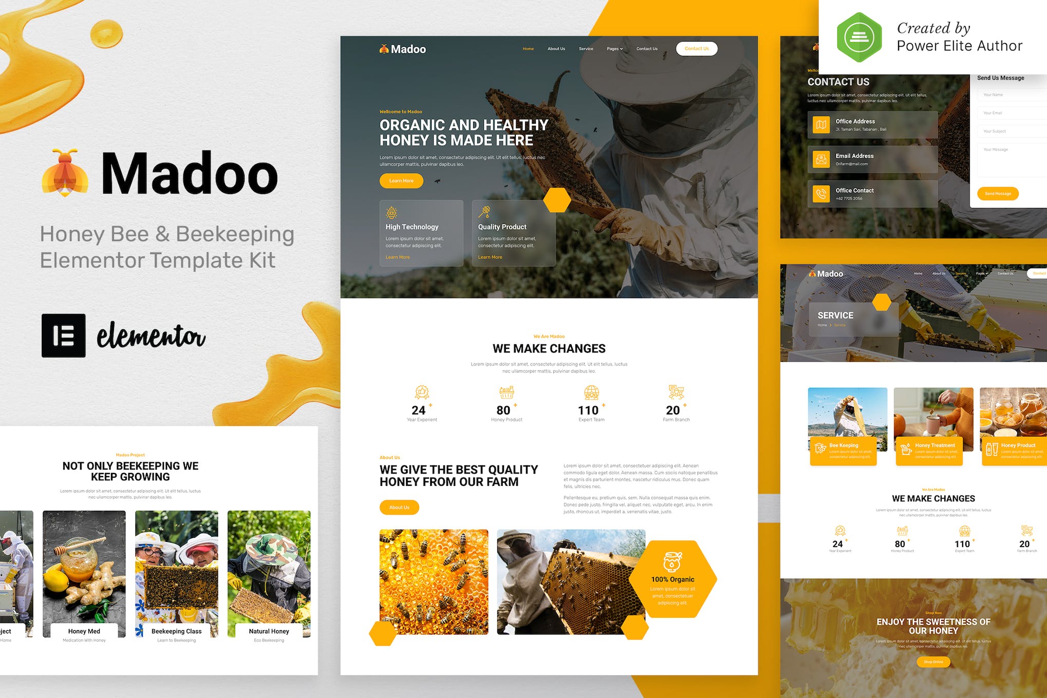 madoo-honey-bee-beekeeping-elementor-template-kit Madoo – Honey Bee & Beekeeping Elementor Template Kit