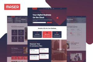 Maser – Web Design Agency Elementor Template Kit