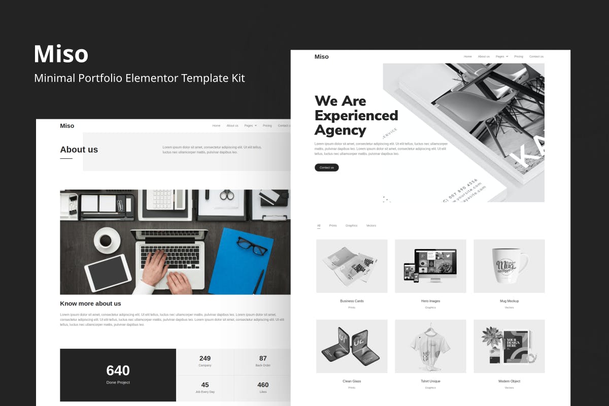 miso-minimal-portfolio-elementor-template-kit Miso – Minimal Portfolio Elementor Template Kit