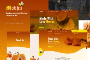 Modhu – Beekeeping & Honey Elementor Template Kit