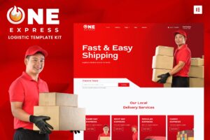 One Express – Logistics & Shipping Elementor Template Kit