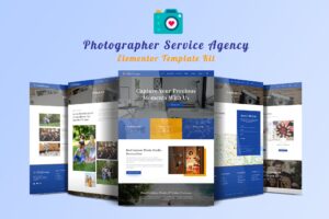 Onestudio – Photographer Agency Service Elementor Template Kit