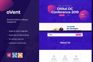 Ovent – Event Conference & Meetup Elementor Template Kit
