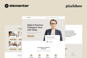 Psycoach – Life Coach & Psychologist Elementor Pro Full Site Kit