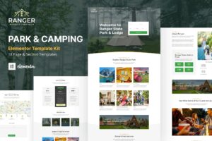 Ranger – Camping & Adventure Elementor Template Kit
