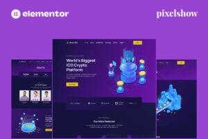 Smart ICO – Crypto Currency Elementor Pro Full Site Kit