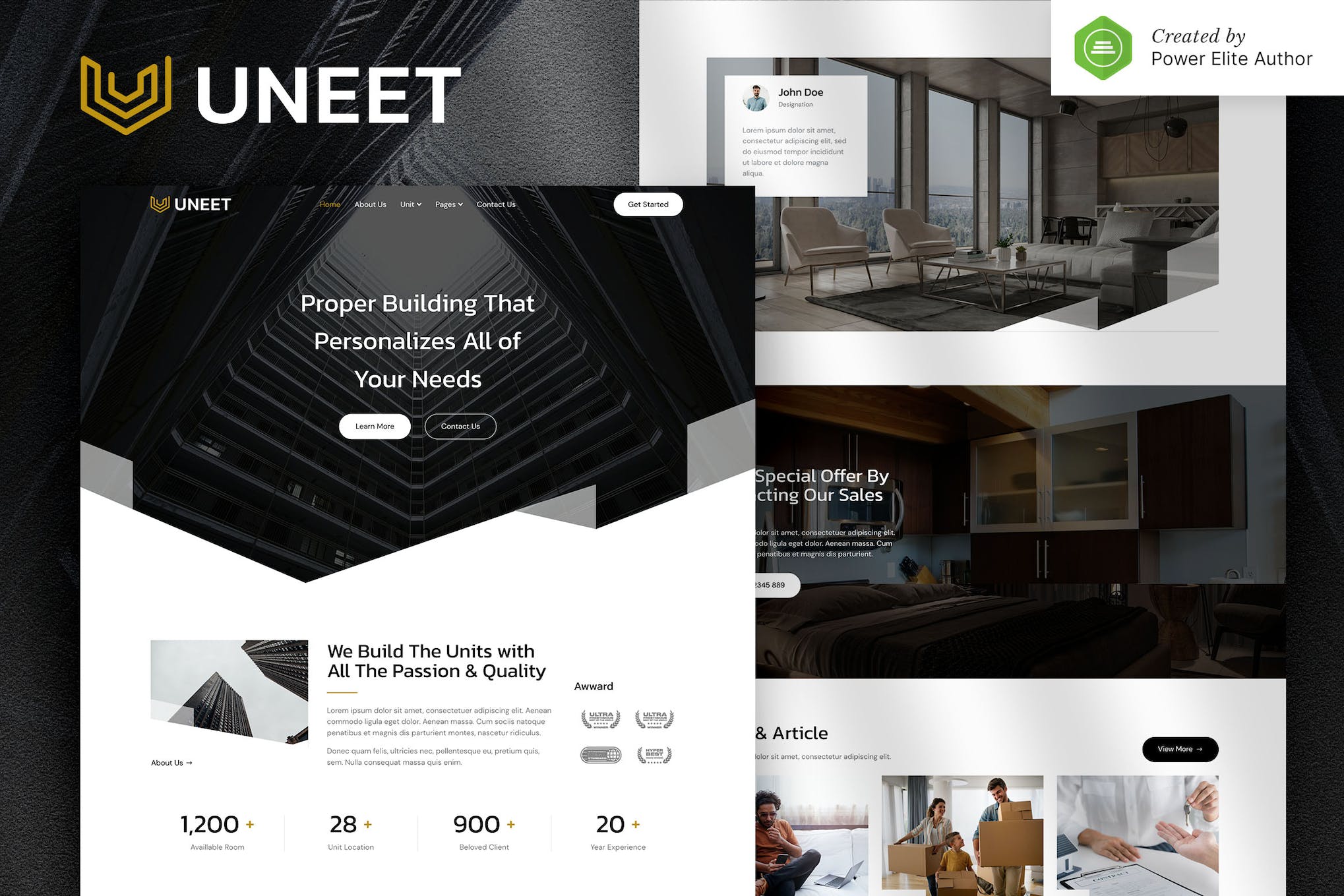 uneet-apartment-single-property-real-estate-elemen Uneet – Apartment & Single Property Real Estate Elementor Template Kit