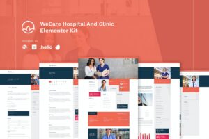 WeCare – Hospital & Clinic Elementor Template Kit