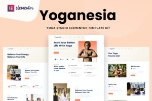 Yoganesia – Yoga Training Elementor Template Kit