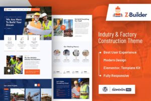 Z-Builder – Construction Elementor Template Kit