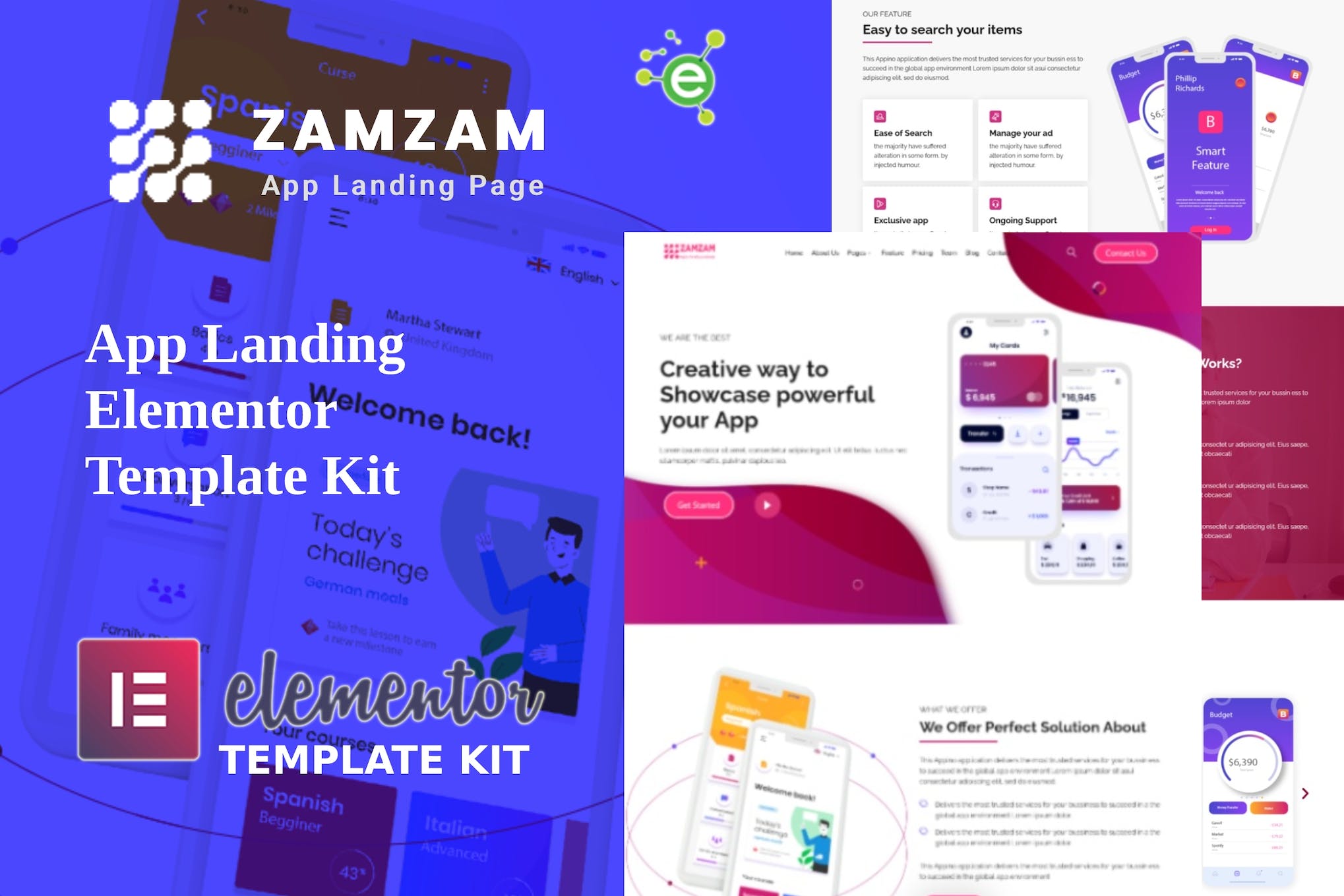 zamzam-app-landing-elementor-template-kit Zamzam – App Landing Elementor Template Kit