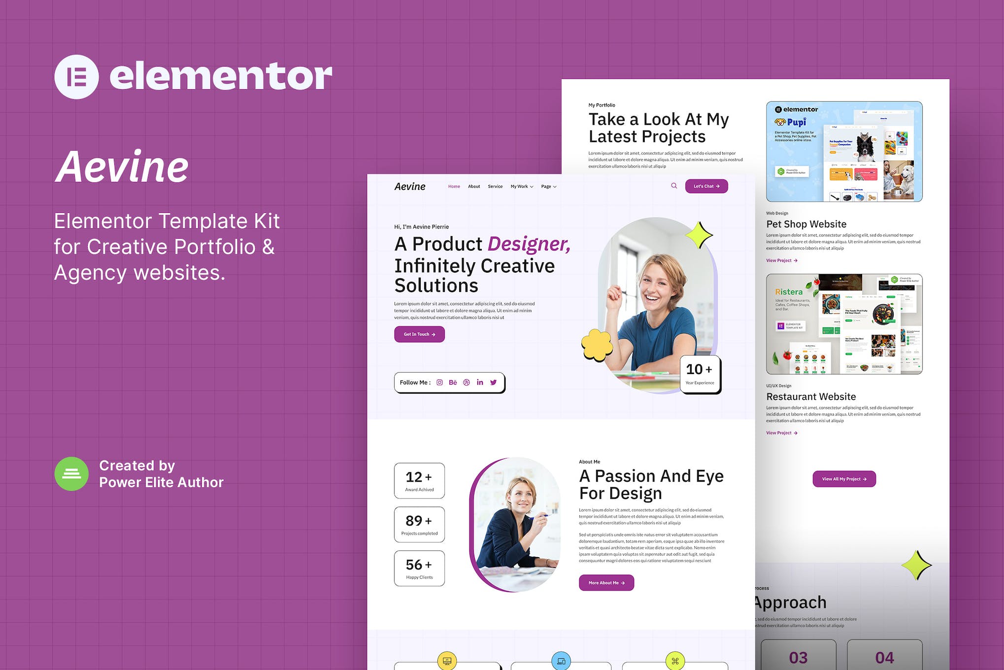 aevine-creative-portfolio-agency-elementor-templat Aevine – Creative Portfolio & Agency Elementor Template Kit