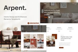 Arpent – Interior Design and Architecture Elementor Template Kit