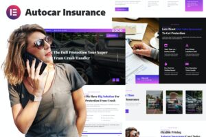 Asurance – Car Auto Insurance & Protection Services Elementor Template Kit