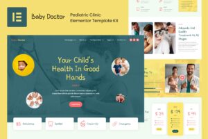 Baby Doctor – Pediatric Clinic Elementor Template Kit