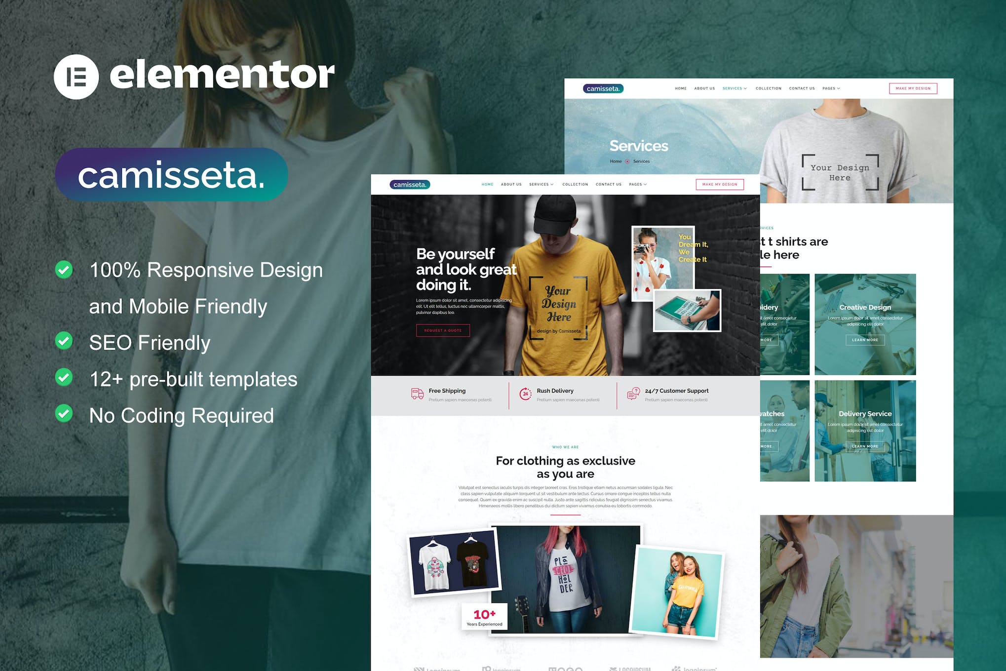 camisetta-t-shirt-design-printing-service-elemento Camisetta – T Shirt Design & Printing Service Elementor Pro Template Kit
