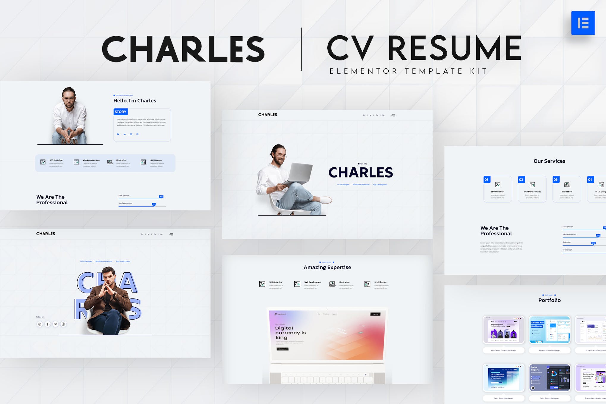 charles-cv-resume-elementor-template-kit Charles – CV Resume Elementor Template Kit