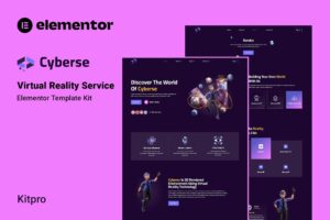 Cyberse – Virtual Reality Service Elementor Template Kit