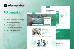 Dentalkit – Dentist & Medical Service Elementor Template Kit