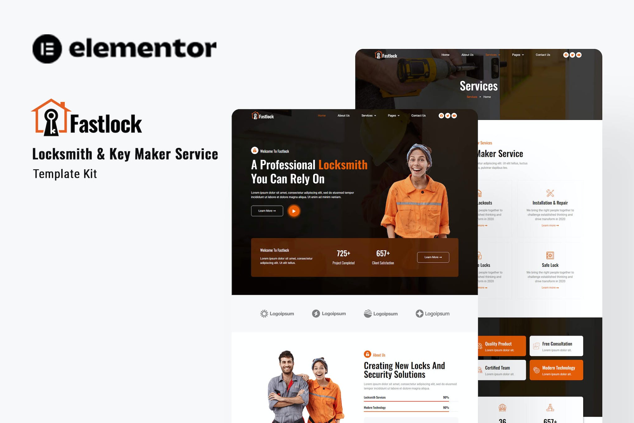 fastlock-locksmith-key-maker-service-elementor-tem Fastlock – Locksmith & Key Maker Service Elementor Template Kit