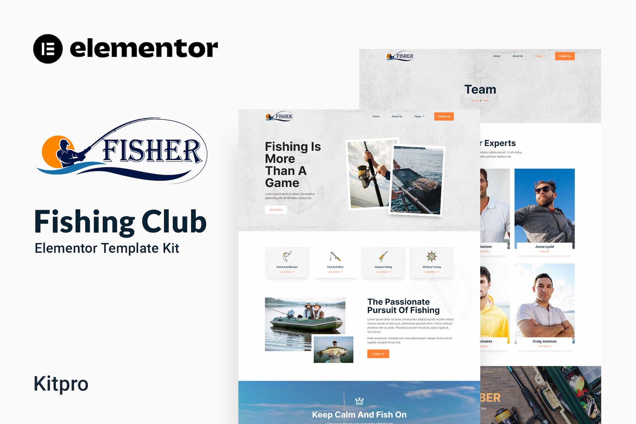 fisher-fishing-club-elementor-template-kit Fisher – Fishing Club Elementor Template Kit