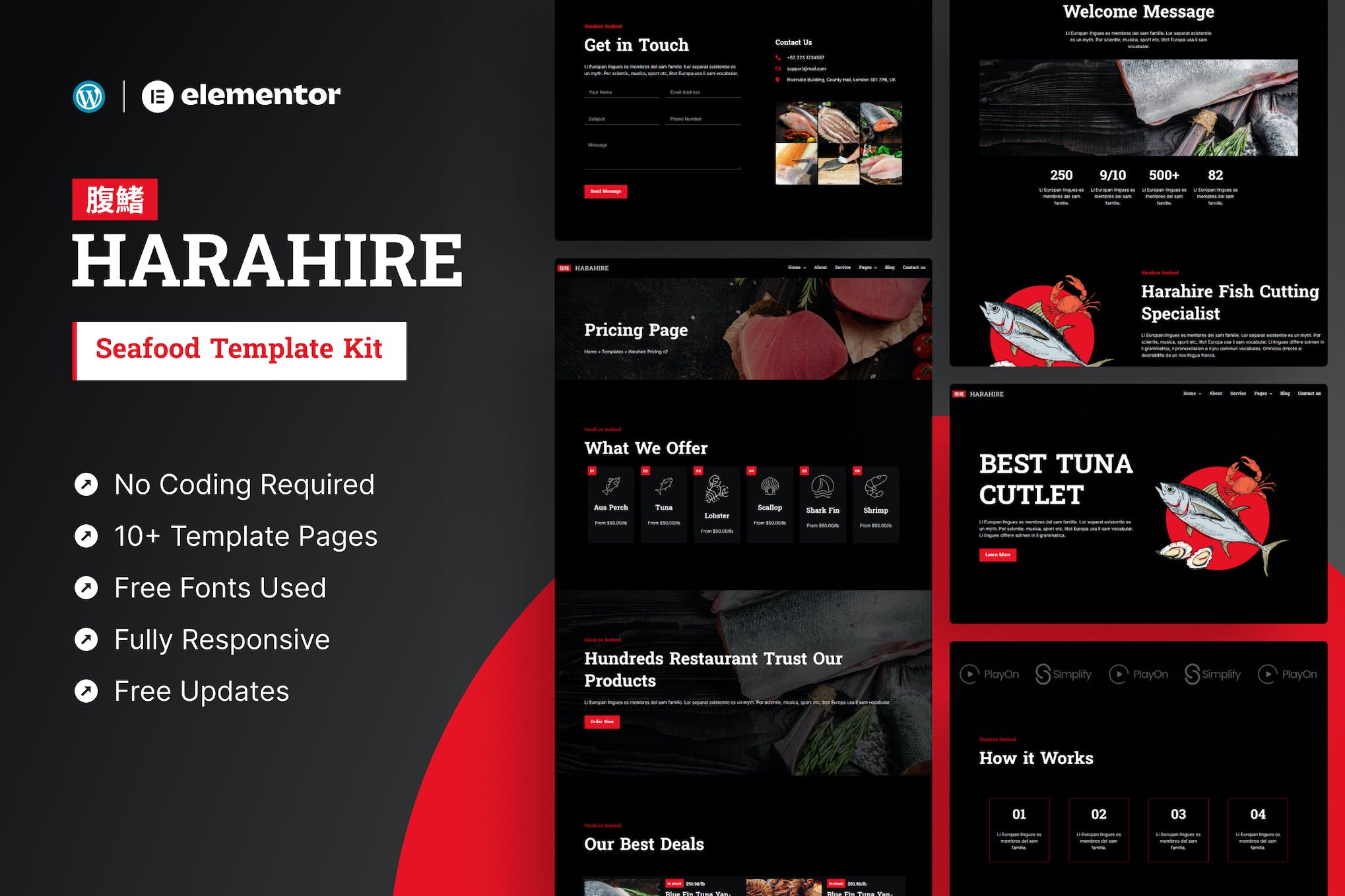 harahire-seafood-elementor-pro-template-kit Harahire – Seafood Elementor Pro Template Kit