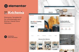 Kitchenia – Kitchenware & Cooking Utensils Store Template Kit