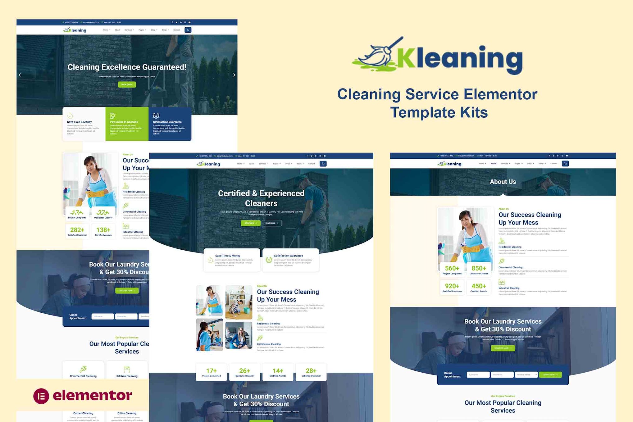kleaning-cleaning-service-elementor-template-kits Kleaning – Cleaning Service Elementor Template Kits