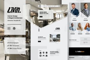 Livin – Interior Design & Architecture Elementor Template Kit