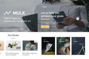 Mulk – Digital Agency Elementor Template Kit