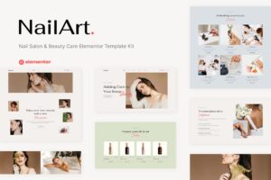 Nailart – Nail Salon & Beauty Care Elementor Template Kit