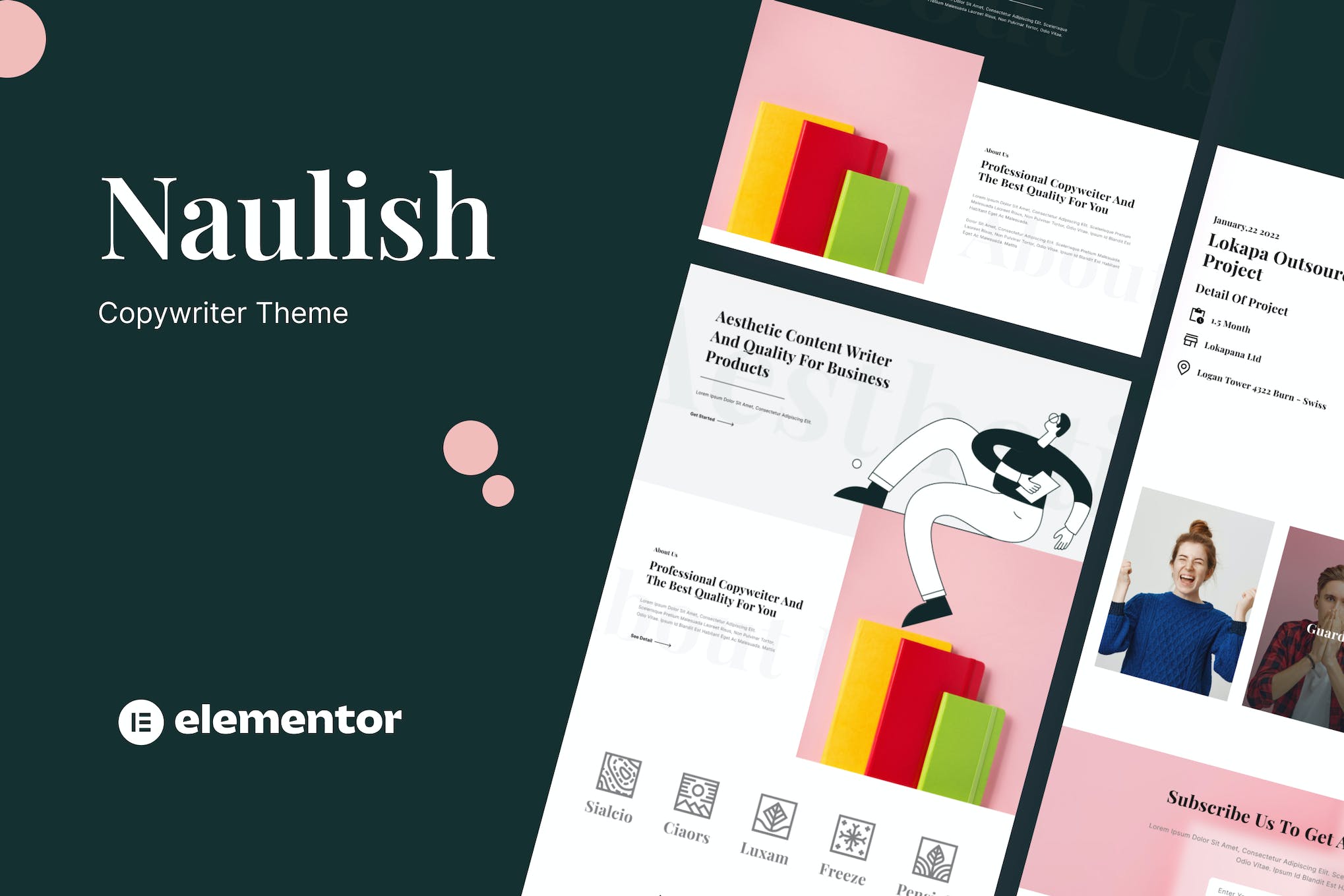 naulish-copywriter-elementor-template-kit Naulish – Copywriter Elementor Template Kit