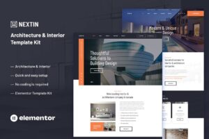 Nextin – Architecture & Interior Elementor Template Kit