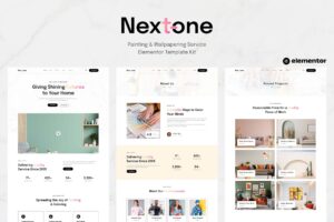 Nextone – Painting & Wallpapering Service Elementor Template Kit
