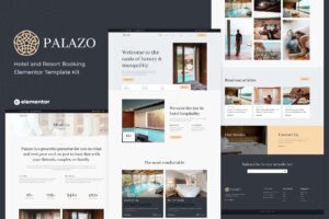 Palazo – Hotel and Resort Booking Elementor Template Kit