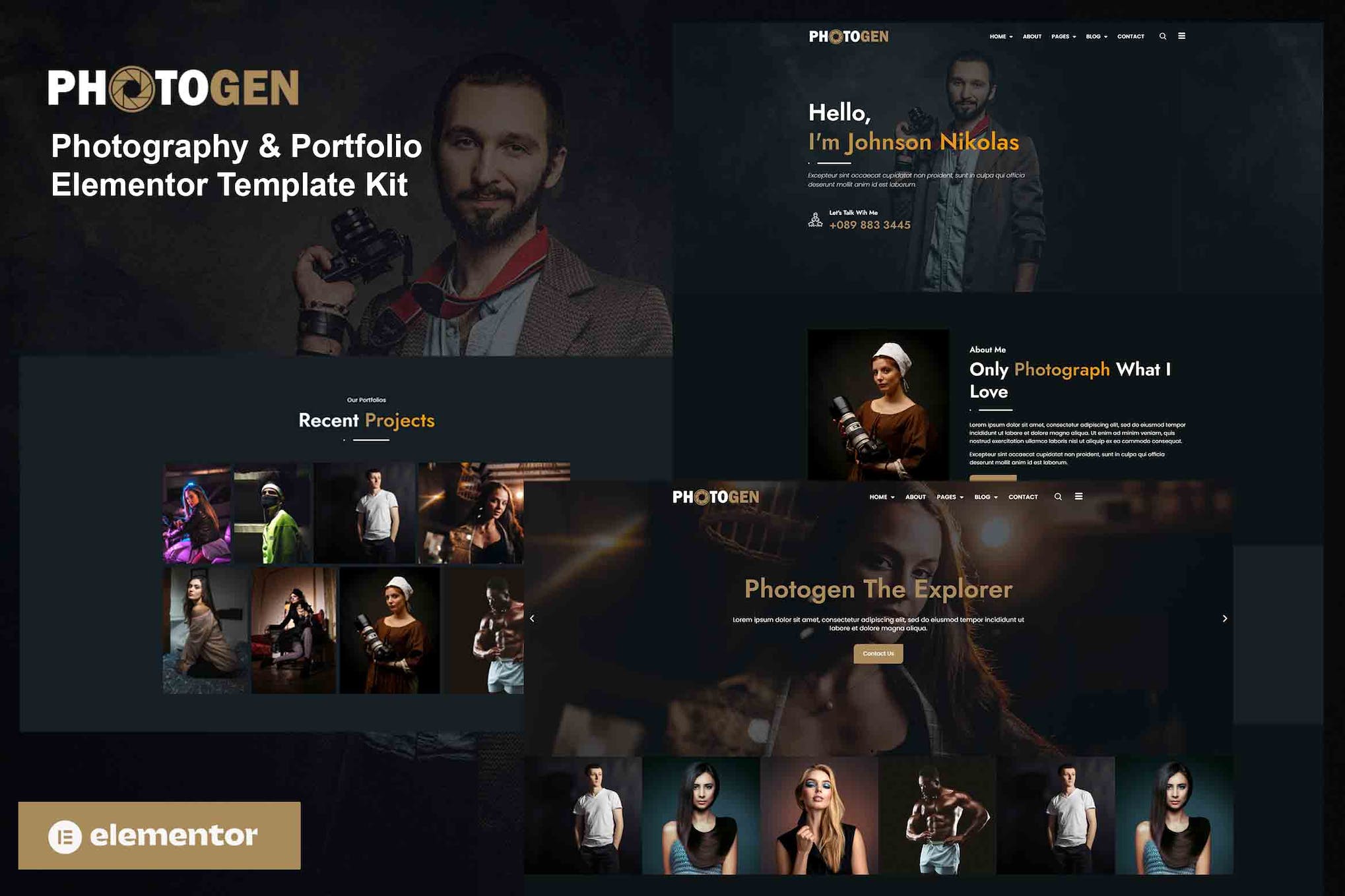 photogen-photography-portfolio-elementor-template Photogen – Photography & Portfolio Elementor Template Kit