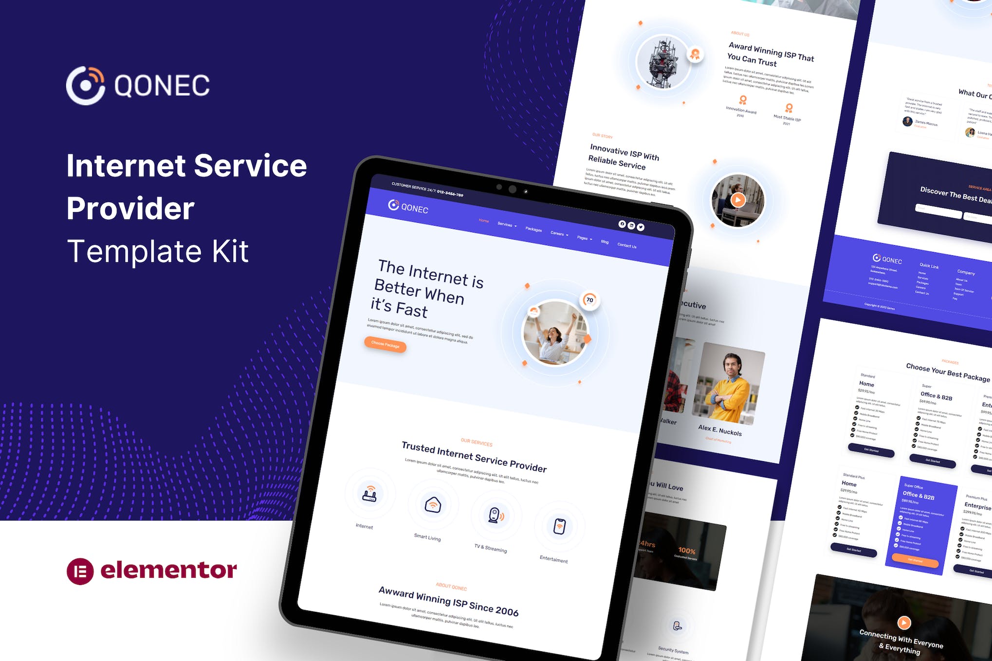 qonec-broadband-internet-service-provider-template Qonec – Broadband & Internet Service Provider Template Kit