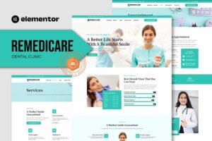 Remedicare – Dentist & Dental Clinic Template Kit