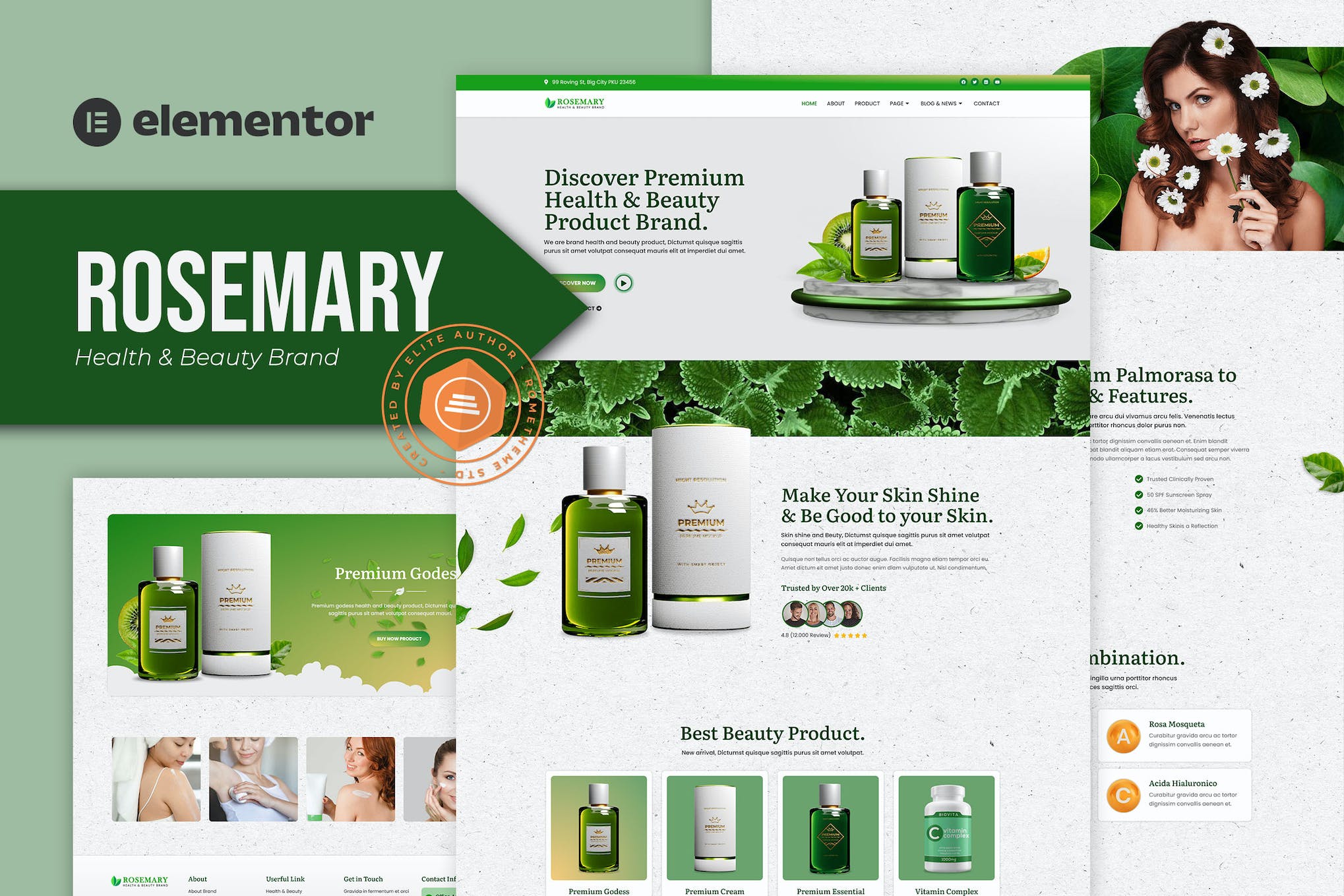 rosemary-health-beauty-brand-elementor-template-ki Rosemary – Health & Beauty Brand Elementor Template Kit