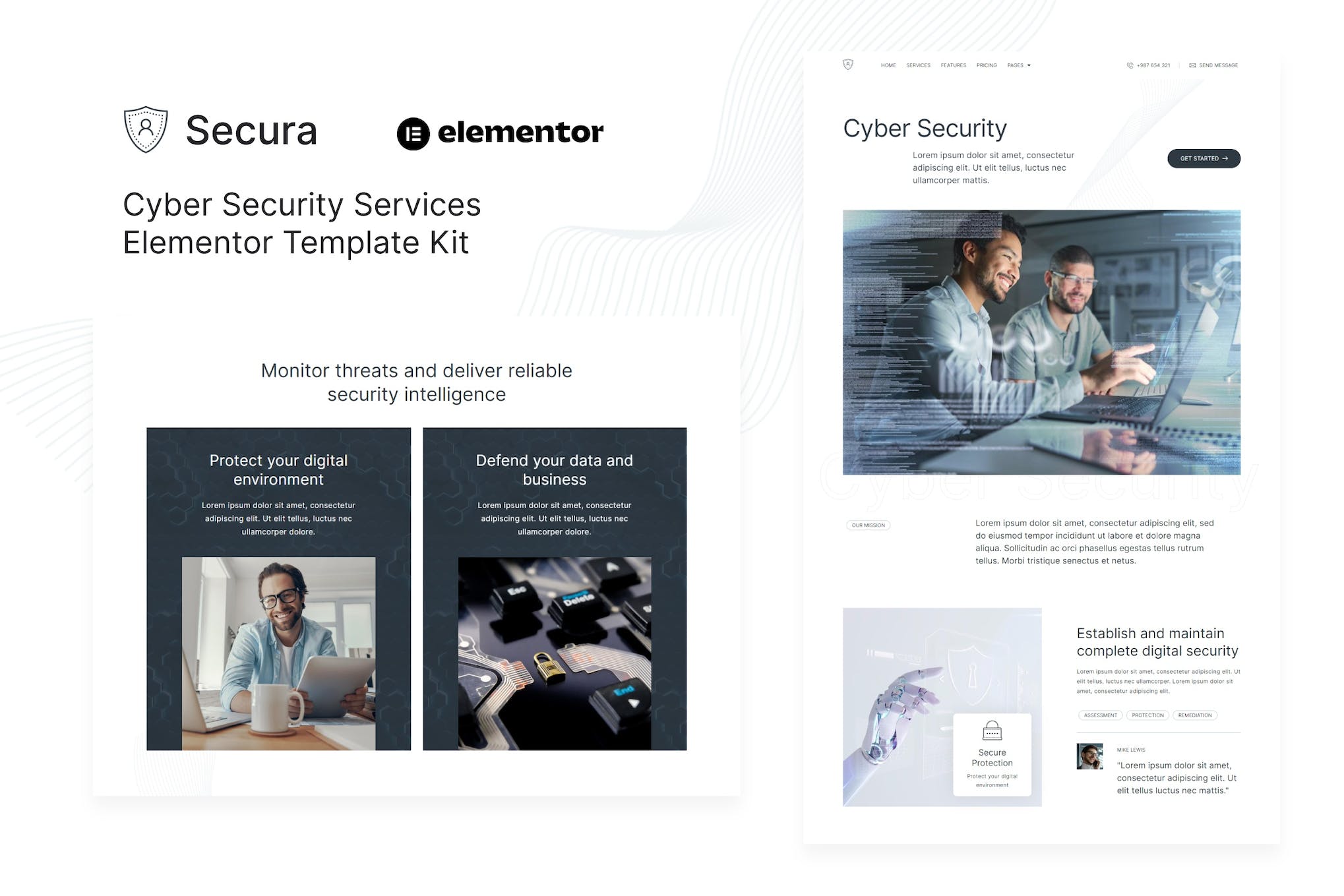 secura-cyber-security-services-elementor-template Secura – Cyber Security Services Elementor Template Kit