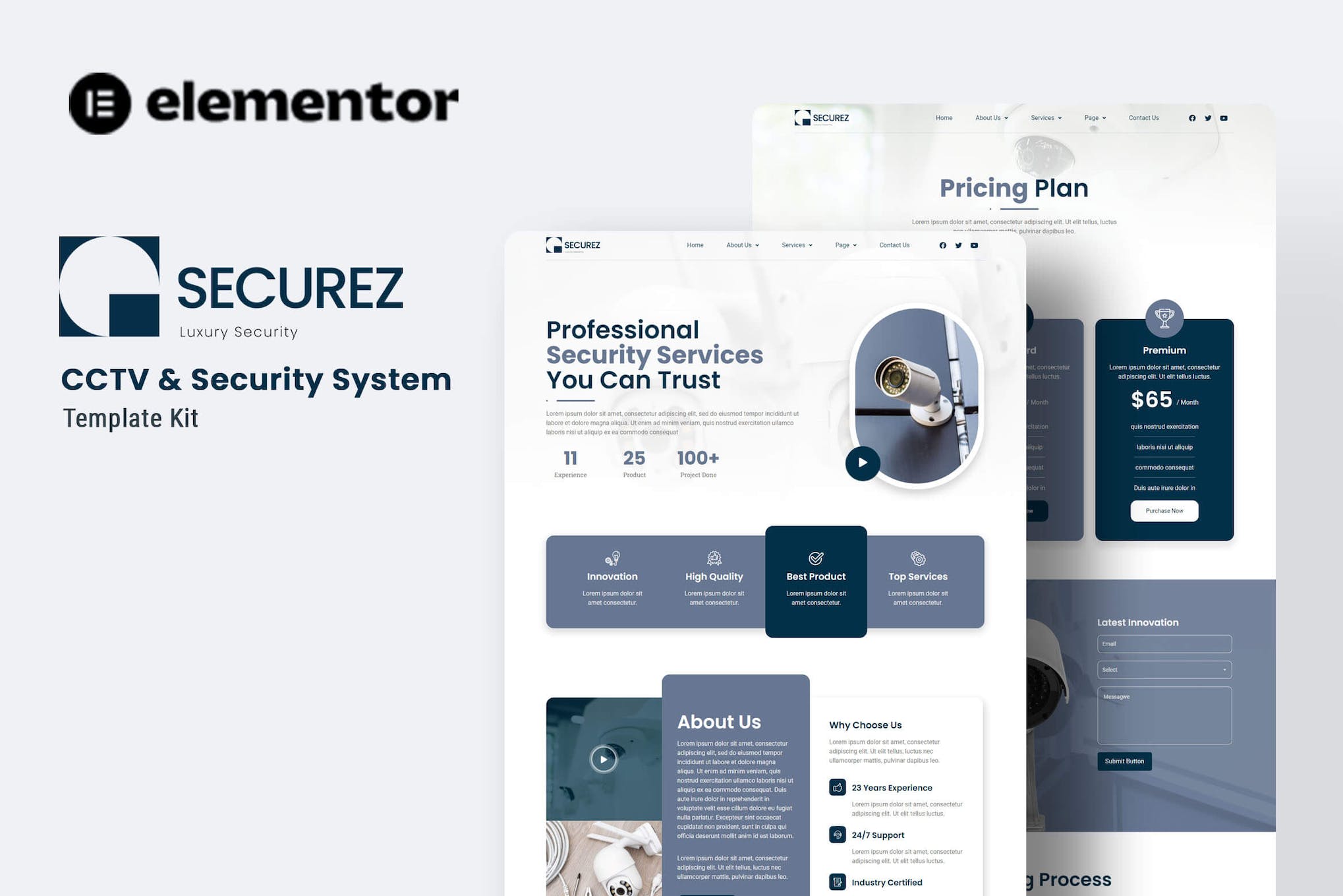 securez-cctv-security-system-elementor-template-ki Securez – CCTV & Security System Elementor Template Kit