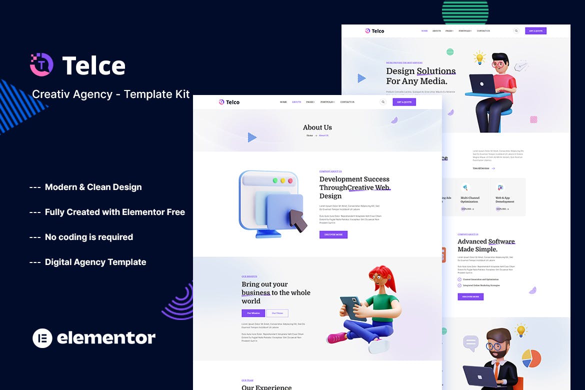 telce-creative-agency-elementor-template-kit Telce – Creative Agency Elementor Template Kit